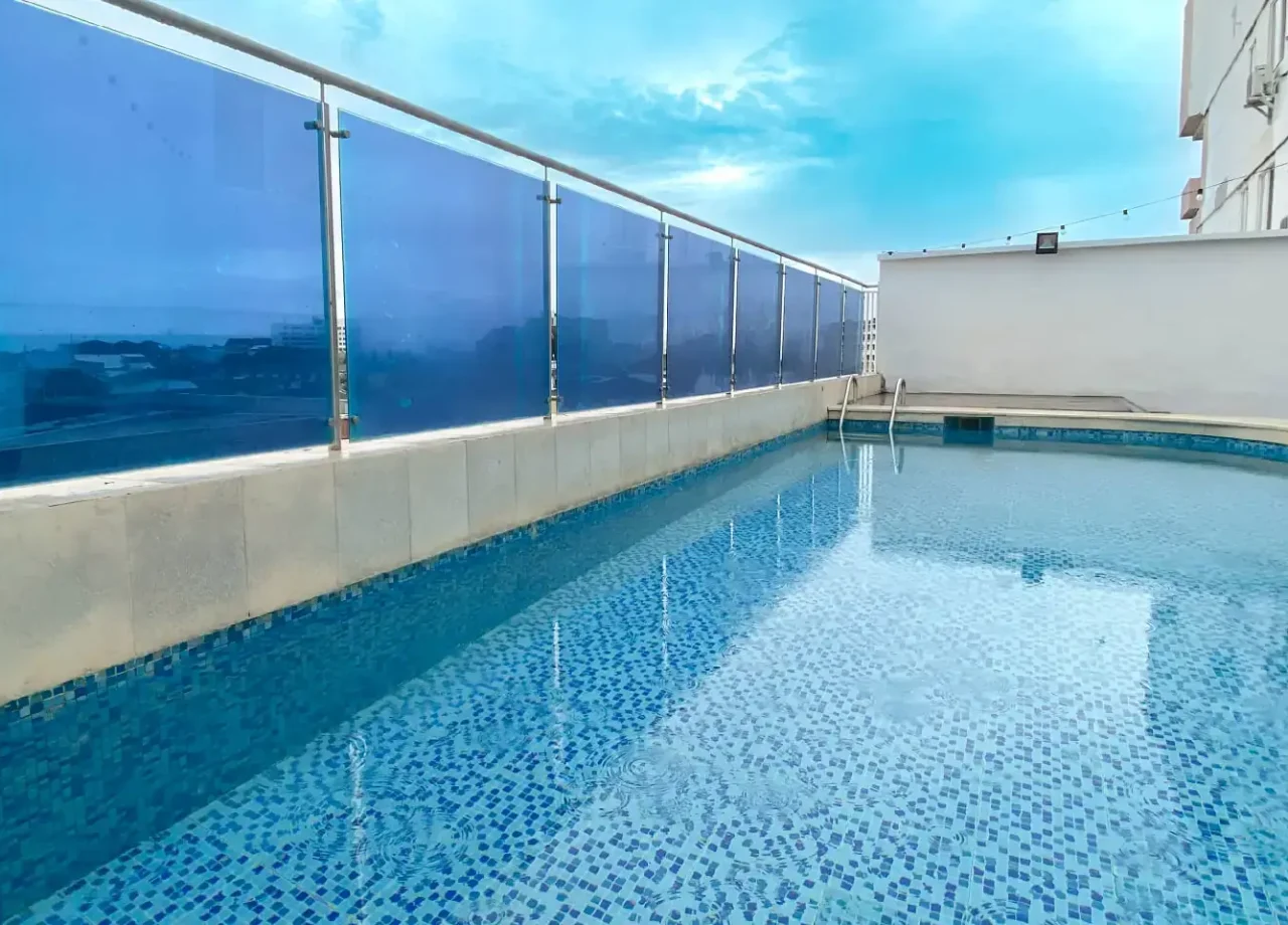 Piscina hotel tower on vacation san andres