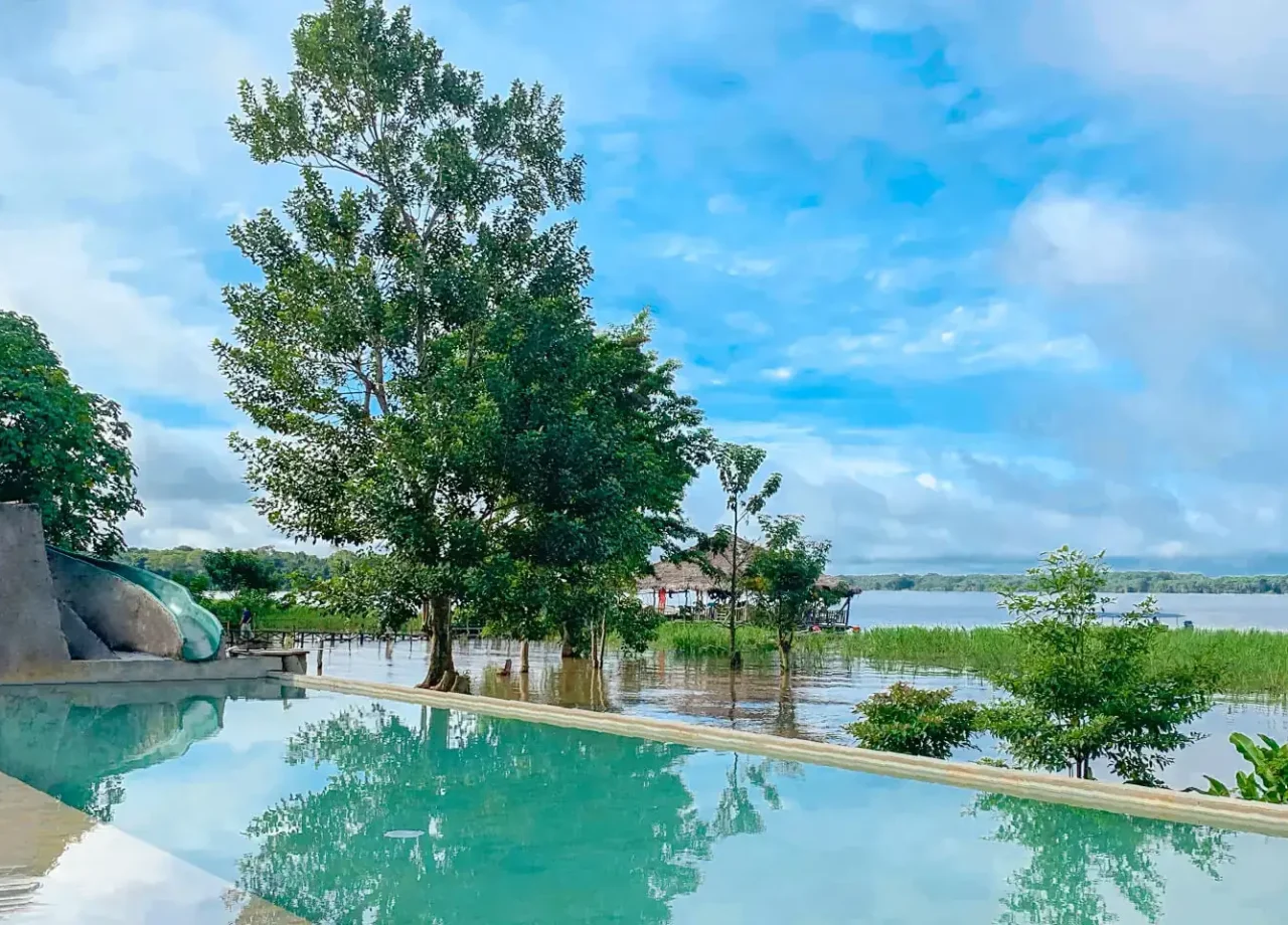 Piscina vista hotel amazon amazonas