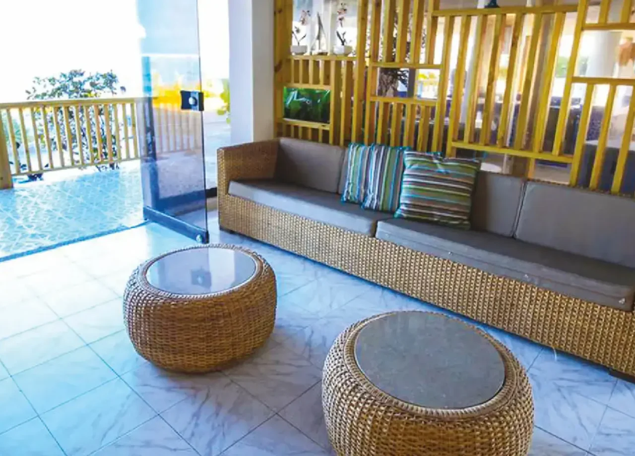 lobby hotel blue reef san andres.