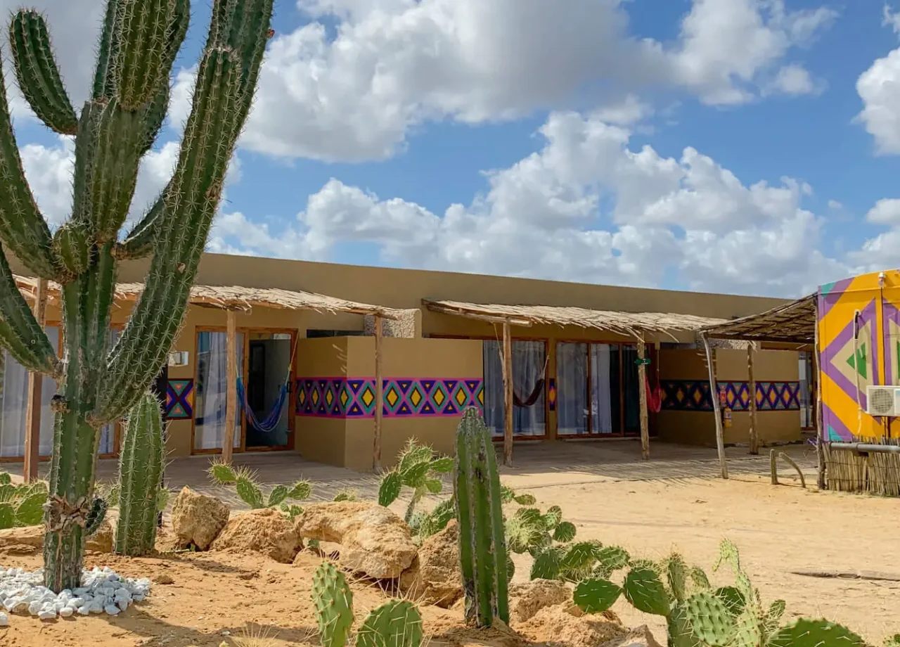 sendero peatonal hotel wayira beach guajira